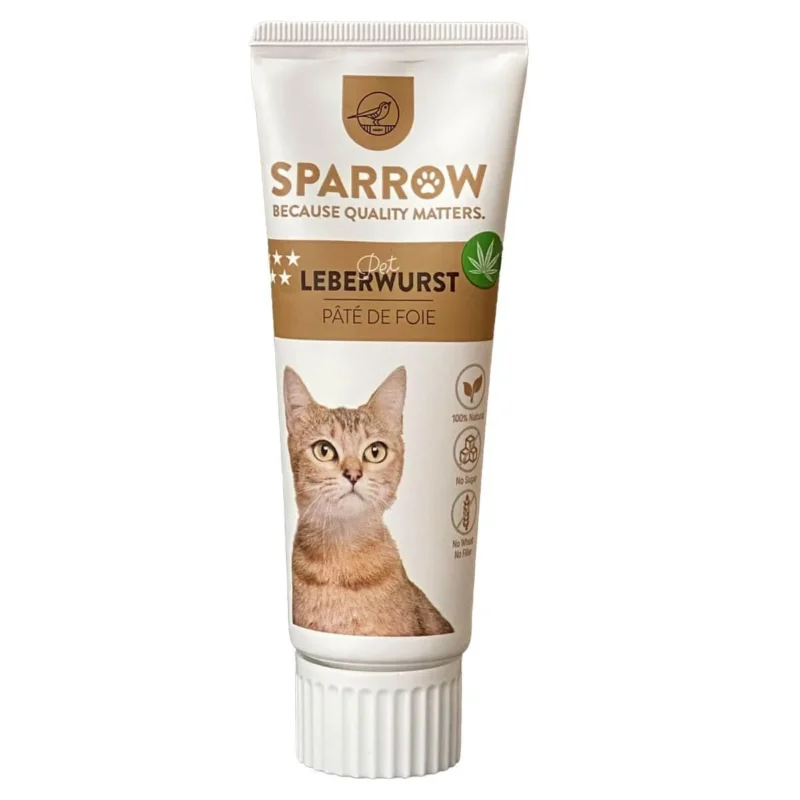 Sparrow CannaCat Leberwurst mit CBD zoo-de