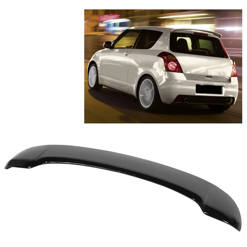 AutoStyle Dachspoiler passend für Suzuki Swift II 2005-2010 (ABS Hochglanzschwarz)