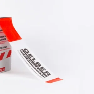 Absperrband – Individuell bedruckter Text – 500m x 80mm
