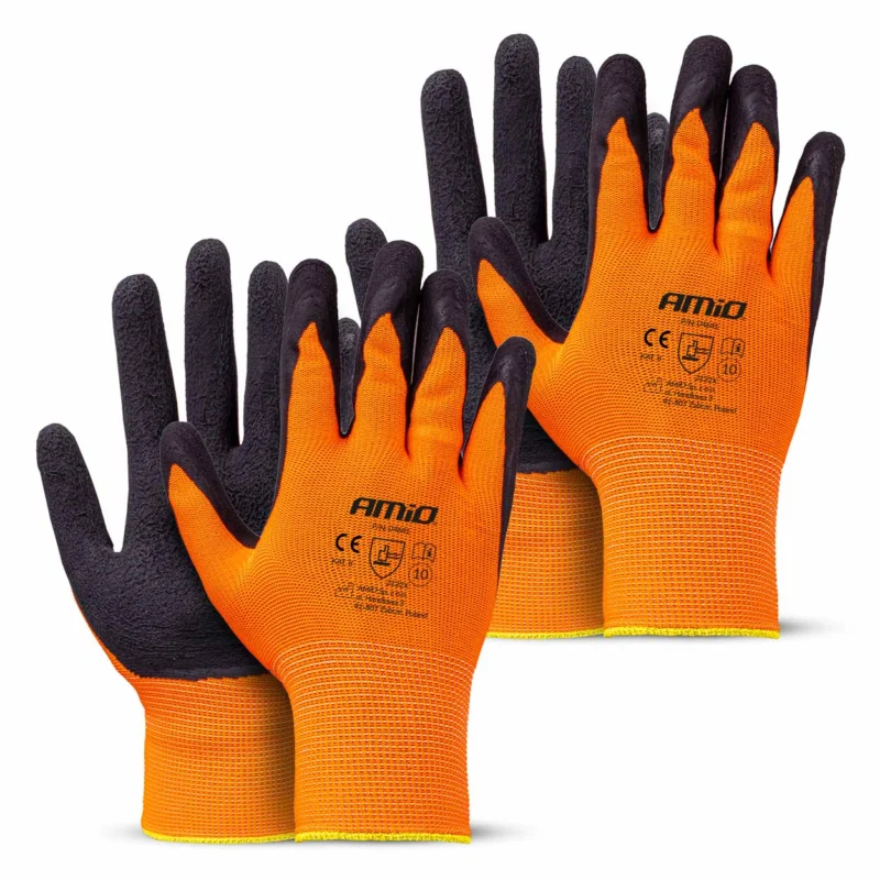 AMiO AMiO PE Latex Foam Safety Werkhandschoenen 2132X – Maat 10 L (2 Paar) AMiO 1