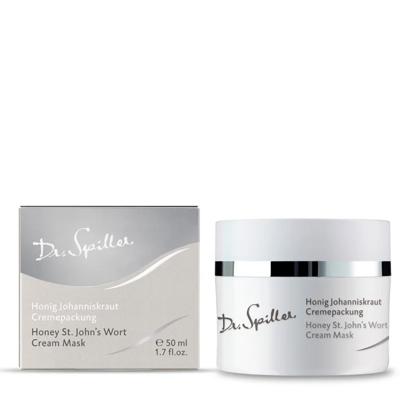 DR SPILLER Honig Johanniskraut Cremepackung – für gereizte Haut, 50 ml