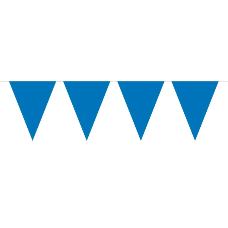 Blauwe Mini Vlaggenlijn - 3 meter van Folat koop je bij Partywinkel