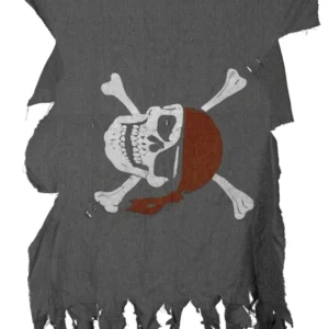 Détail des dimensions du drapeau pirate pour décoration