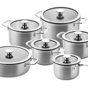 DUCQ Pannenset 6-delig Downdraft