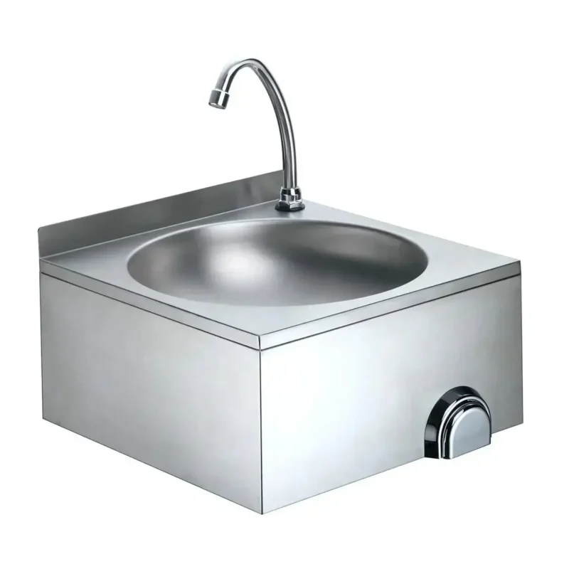 EASYLINE Handwaschbecken mit Kniebedienung - 40x40 - Gastro-Bedarf24 GmbH