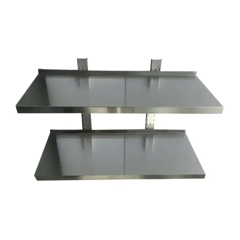 EASYLINE Wandbord 400 inkl. Konsolen zur Wandbefestigung / 2 Etagen - Gastro-Bedarf24 GmbH