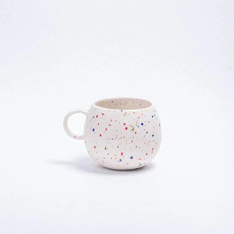 Egg Back Home - NEW PARTY Tasse (500 ml) Weiß - ROSA ECK - Weiß, ,