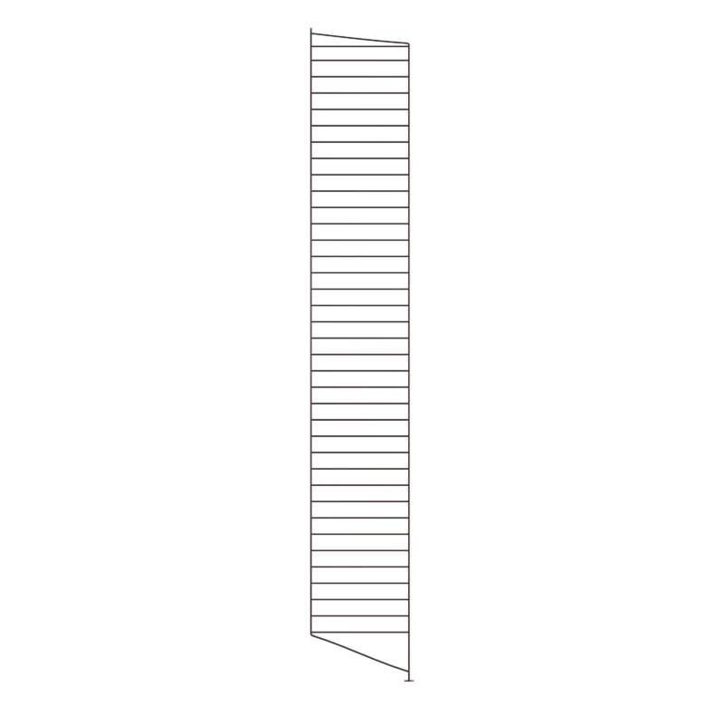 String Furniture Bodenleiter T30 x H200, Dunkelbraun, 1er Pack
