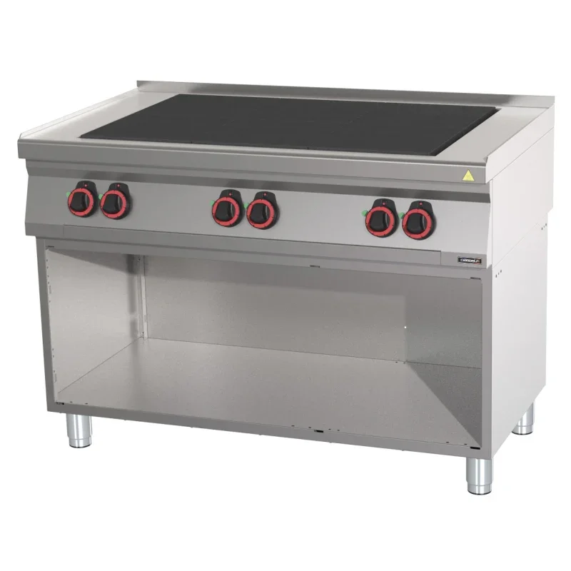 Casselin Elektroherd mit 6 Coup de Feu Platten und Unterbau 120 - Linie 700