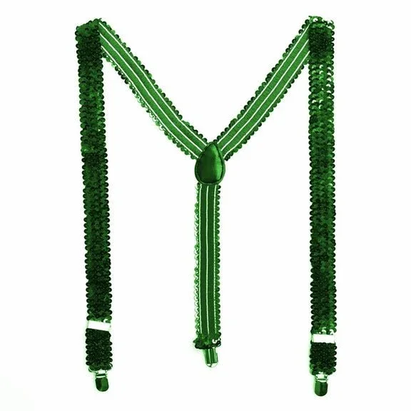Groene Bretels Pailletten van VDV Benefit koop je bij Partywinkel