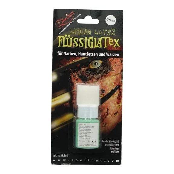 Halloween Vloeibare Latex Groen 28ml van VDV Benefit koop je bij Partywinkel