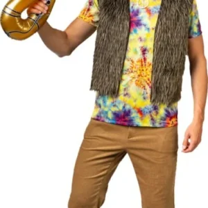 Heren Flared Fluwelen Broek van Orlob koop je bij Partywinkel