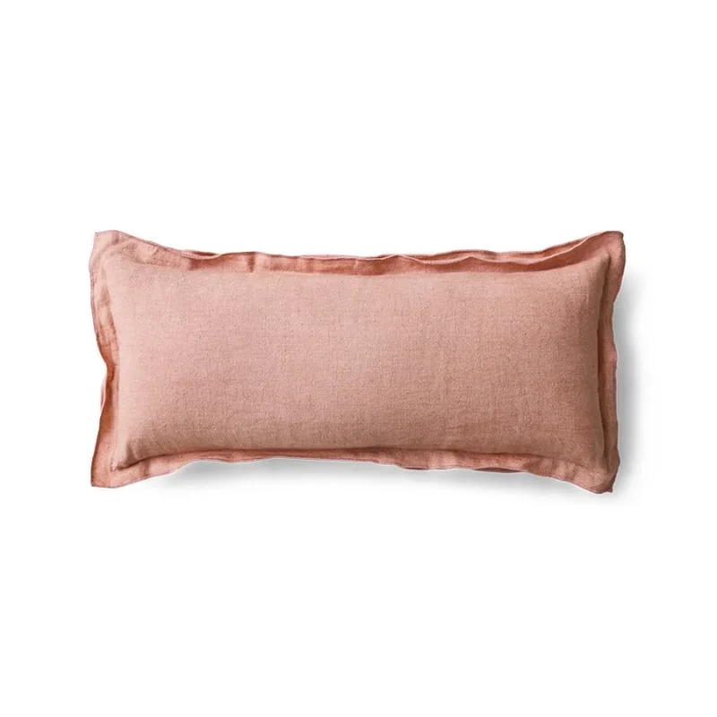 HKliving Kissen MAGNOLIA Leinen rosa | 70x30cm - Sir Henrys