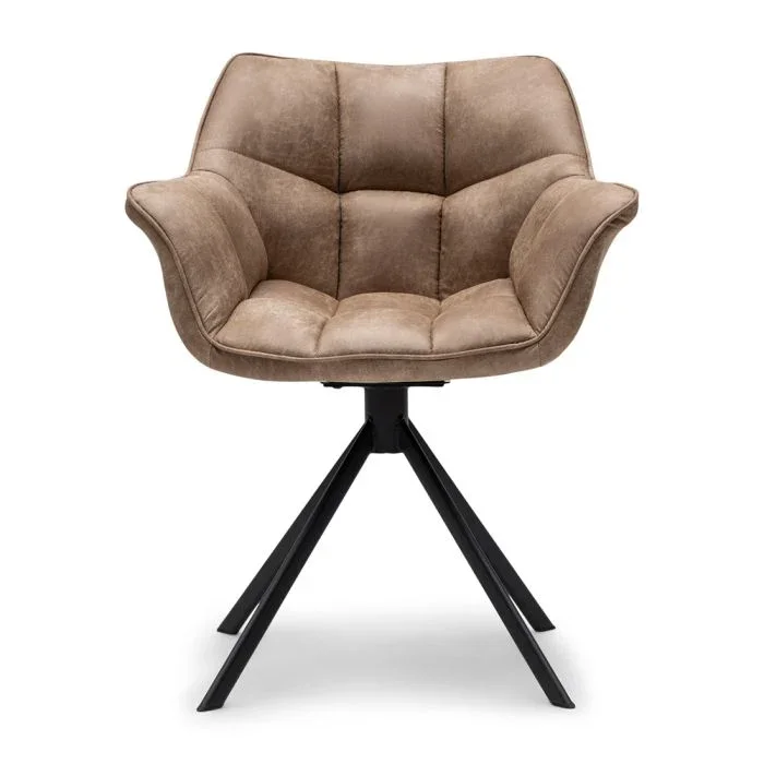 Riviera Maison Esszimmerstuhl Carnaby, Camel, Turn Leg