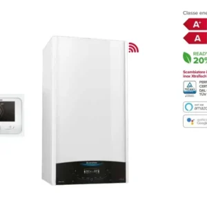 caldaia ariston a condensazione genus one_ net 30 kw low nox metano o gpl con kit fumi omaggio sensys hd di serie wi fi alexa e google home novita