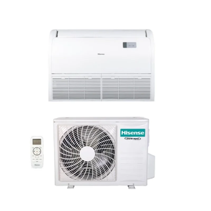 climatizzatore condizionatore hisense soffitto pavimento r 32 24000 btu auv71ur4ra4 a__ con comando remoto novita