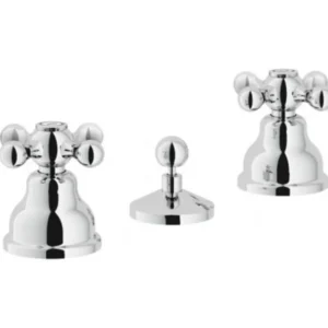 rubinetto bidet con 3 fori nobili serie grazia finitura cromo art. grc5015 cr
