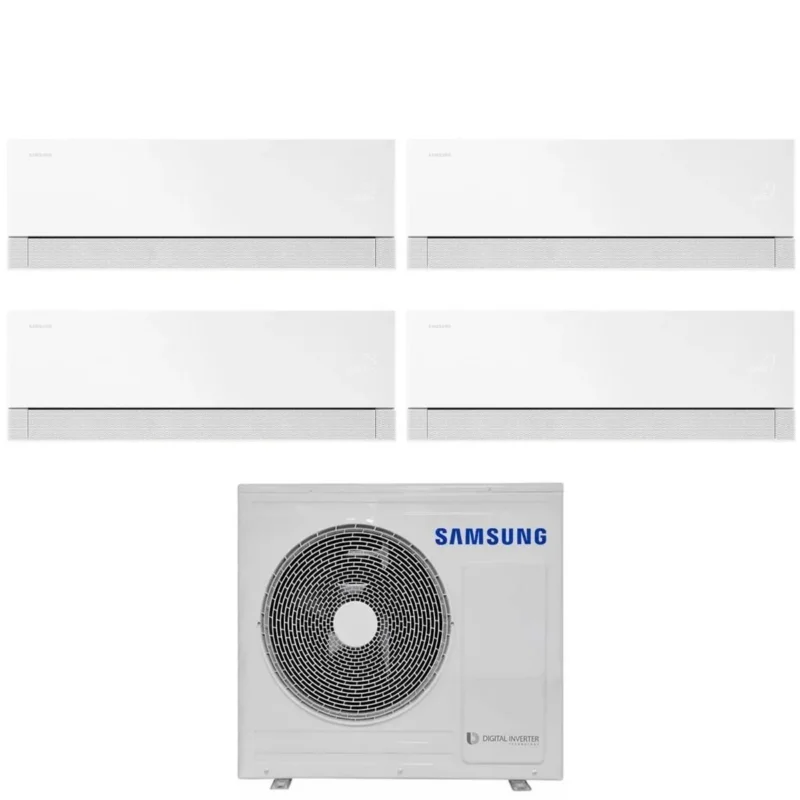 samsung condizionatore quadri split samsung windfree premiere white 77918 con aj080txj4kg r 32 wi fi integrato