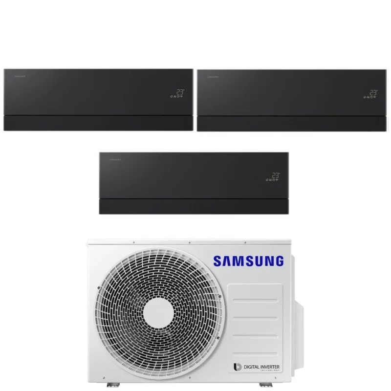 samsung condizionatore trial split samsung premiere black 779 con aj068txj3kg r 32 wi fi integrato