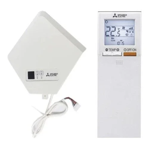 telecomando a infrarossi mitsubishi electric par sl101a e con ricevitore angolare par se9fa e per cassette pla ea