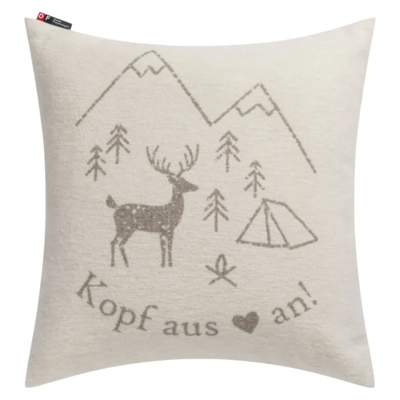 David Fussenegger SILVRETTA »Kopf aus« Kissenhülle – Wolle