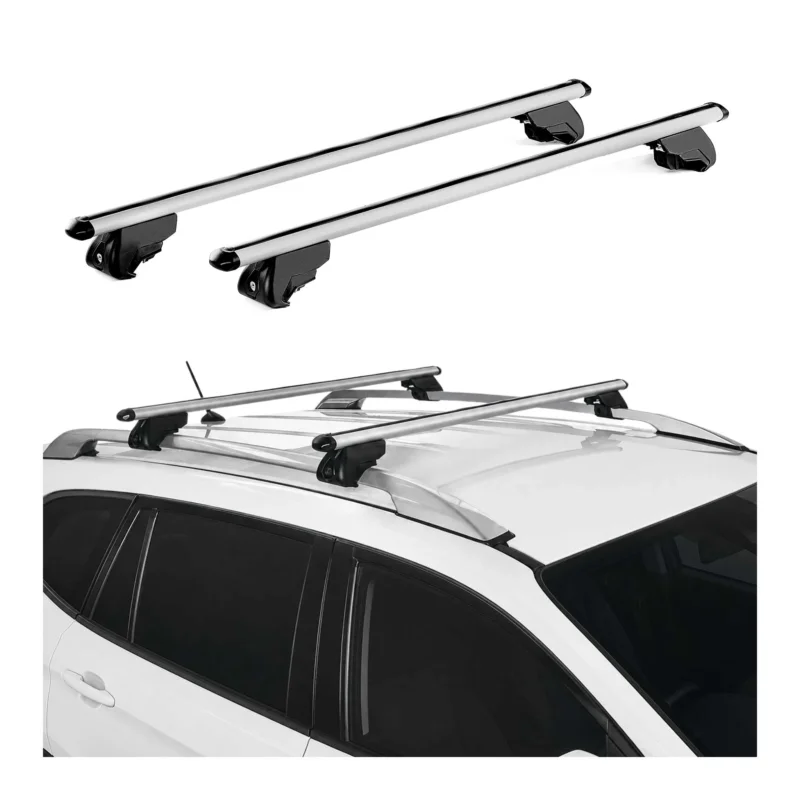 Dachträger für Hyundai Atos MX 1997-2008 Aluminium Grau Dachgepäckträger