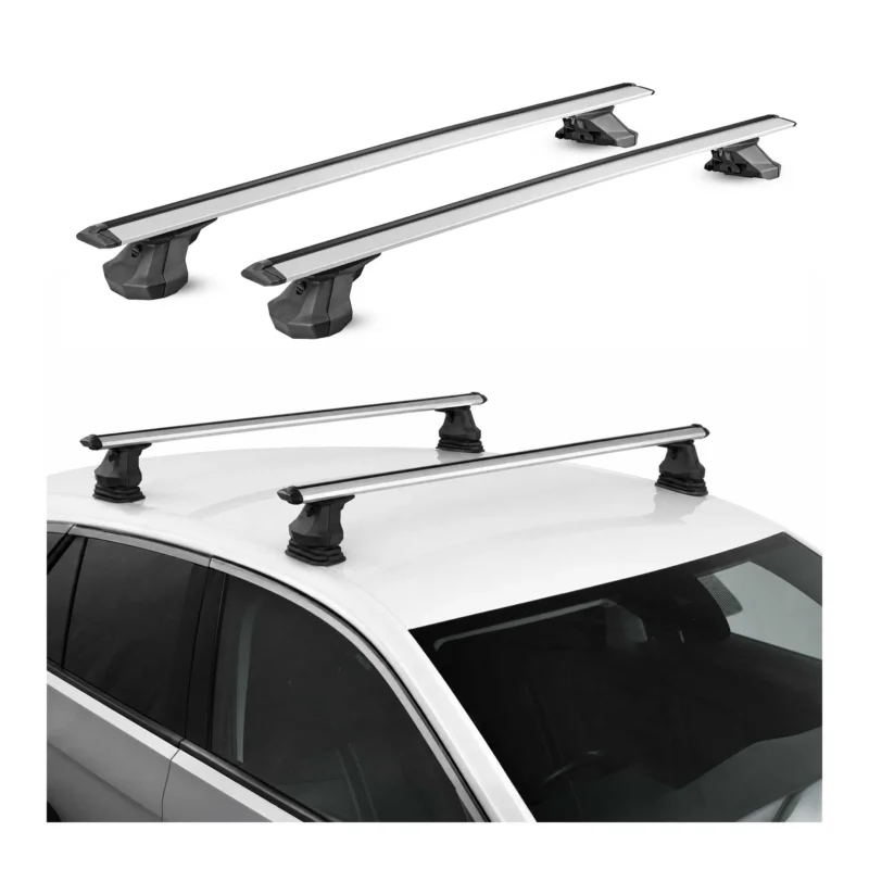 Dachträger Querträger für Opel Signum 2003-08 Aluminium 2 Stück 75 kg TÜV Silber