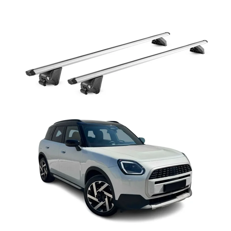Dachträger für Mini Countryman U25 2024-2026 100kg Aluminium Silber 2x ABE