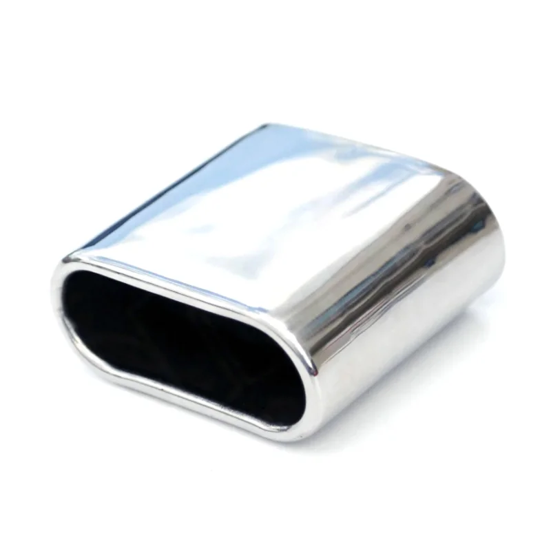 Auspuffblende Endrohr für Fiat 500 2007-2026 Edelstahl Chrom 1tlg
