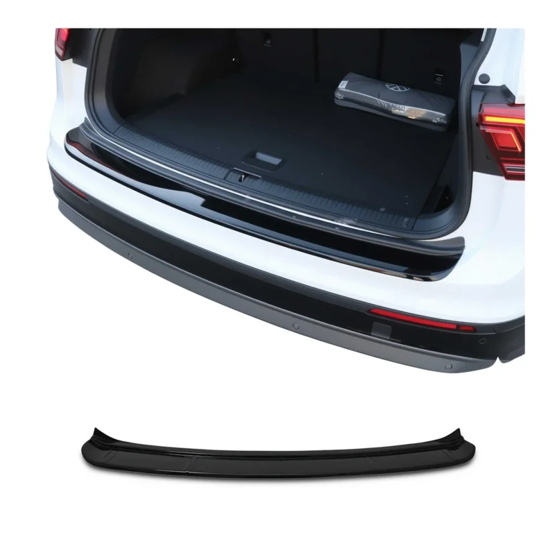 Ladekantenschutz für VW Tiguan II / Allspace 2016-2023 Acryl glänzend schwarz