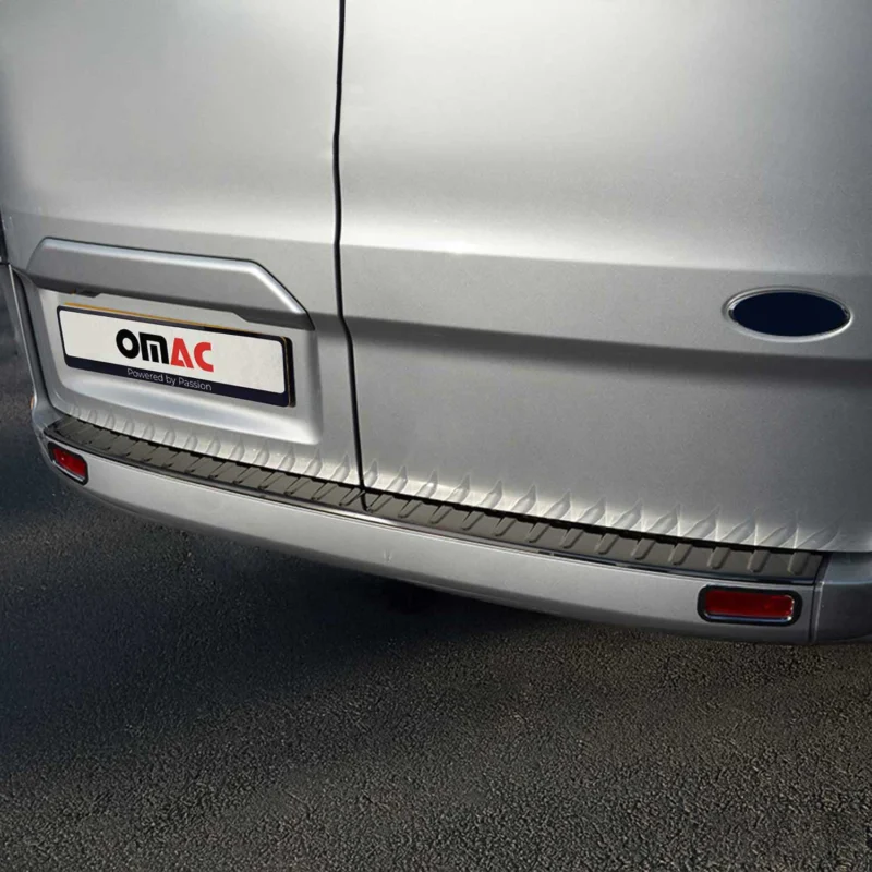 Ladekantenschutz Stoßstange für Ford Tourneo Custom I 2012-2023 Dunkel Chrom