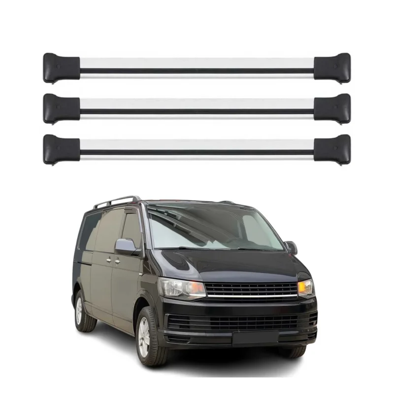Dachträger Grundtäger für Opel Vivaro A 2001-2014 75kg Aluminium Silber 3tlg