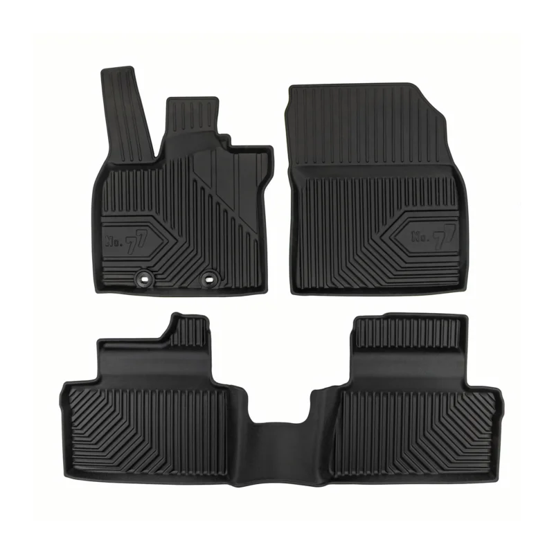 Fußmatten Gummimatten No.77 für Lexus LBX 2024-2026 TPE Gummi Schwarz 3 tlg