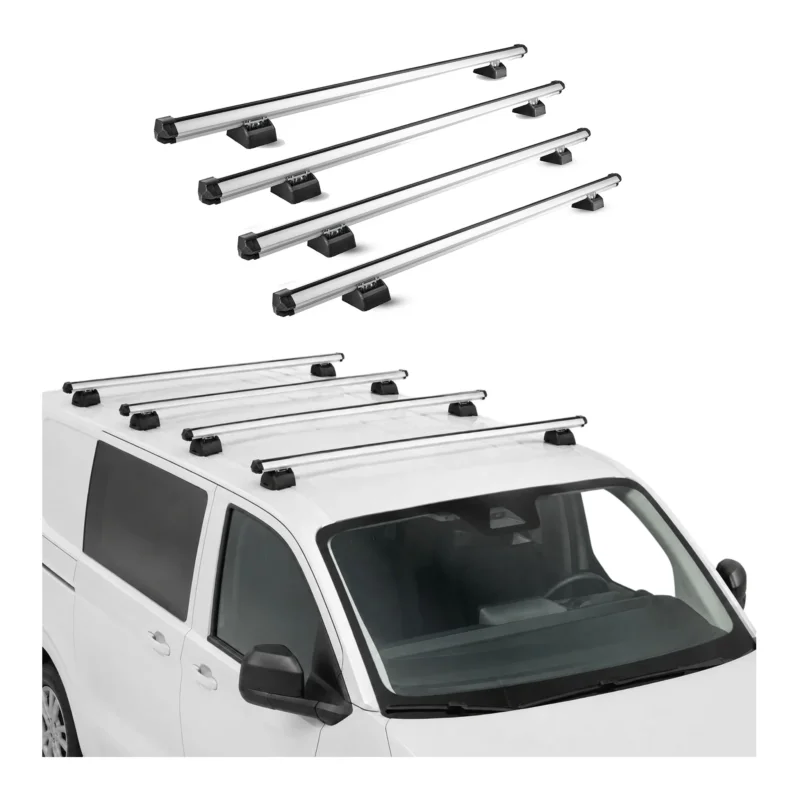 Dachträger für Peugeot Boxer 2006-2026 H1+H2 4-Träger Aluminium Silber