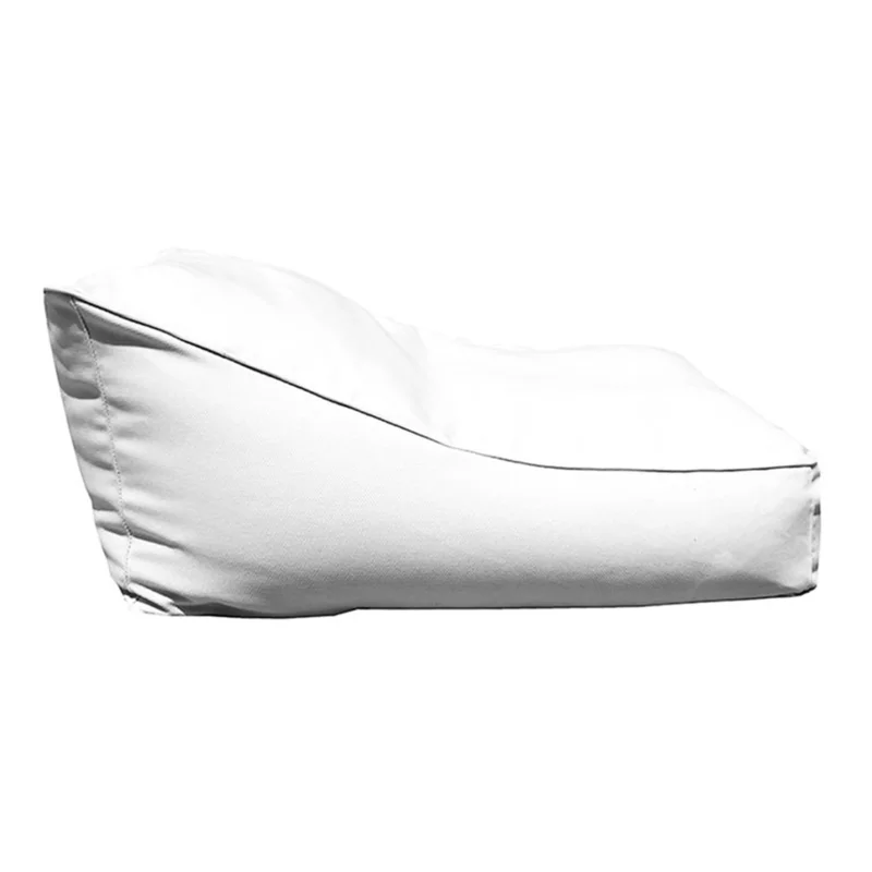 MXHOME - Weiße schwimmende Sonnenliege - Outdoor-www.Stil-Ambiente.de-Bain de soleil blanc raphia BSRB