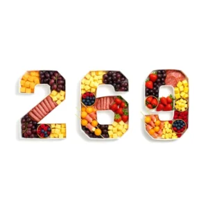 Plateau apéritif en carton chiffre pour number cake blanc