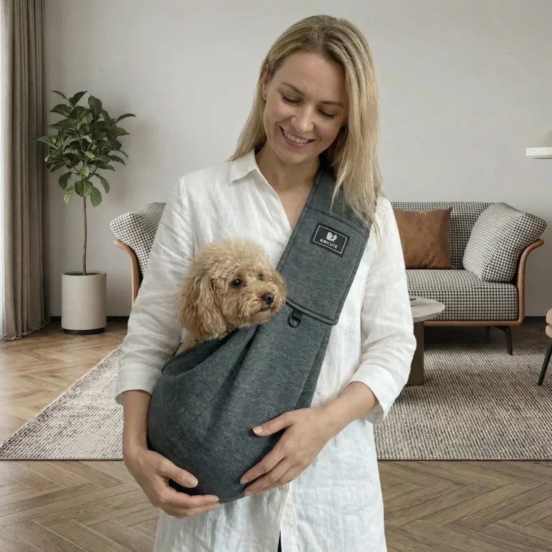 Tragbarer Hundeschulter-Rucksack – Atmungsaktiv, Wasserabweisend & Sicher Karnz