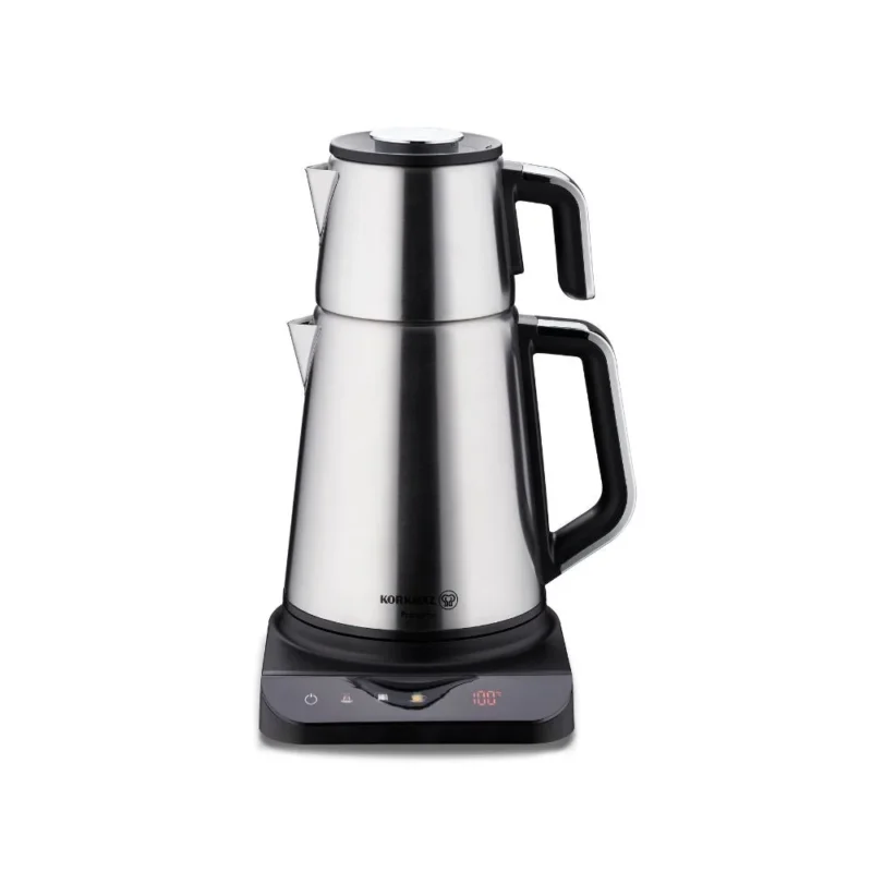Prosense Teemaschine Edelstahl – 0,8 L / 1,7 L | Türkischer Tee & Kräutertee - Linkreich