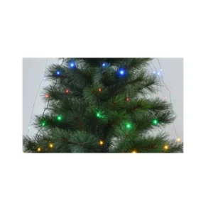 Rideau lumineux multicolore pour sapin à 240 LED gouttes