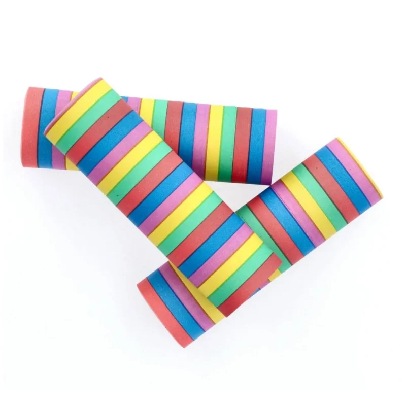 Serpentines - Multicolour - 4 meter - 3 stuks van Folat koop je bij Partywinkel