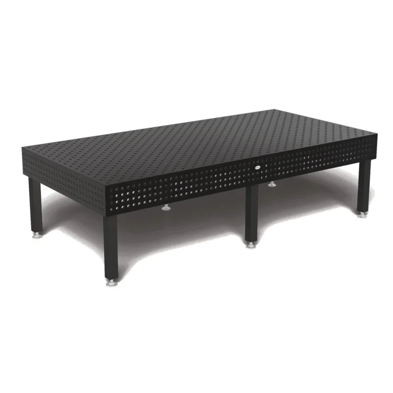 Produktansicht von Siegmund Schweißtisch 3000 x 1500 x 250 mm Professional Extreme 8.7 PLUS System 22 Plasmanitriert, Diagonalraster Höhe 800 mm