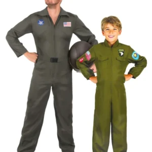 Pilotenpaar Kostüm Herren Jungen