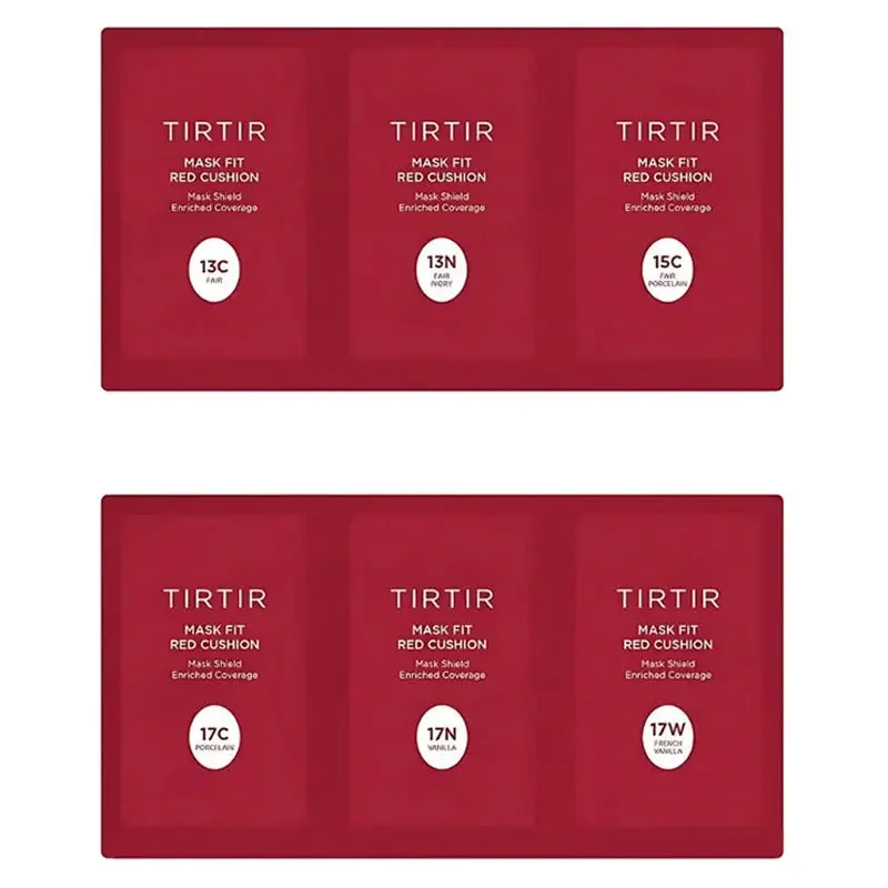 TIRTIR Mask Fit Red Cushion 6 Shade Trial Kit