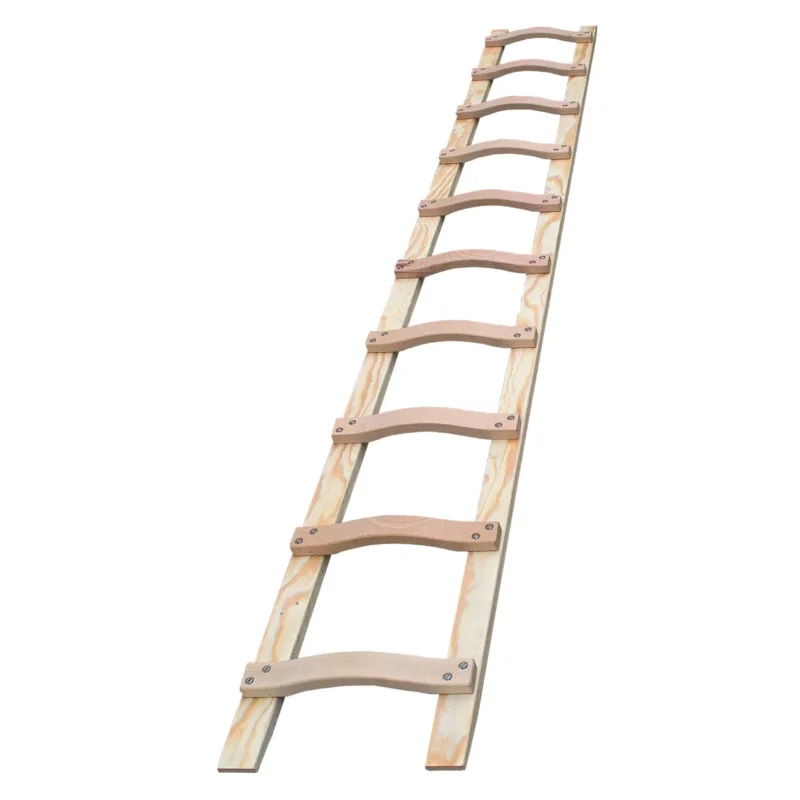 ILLER-LEITER - Sprossenleiter Holz-Dachauflegeleiter 85118 18 Sprossen 5m