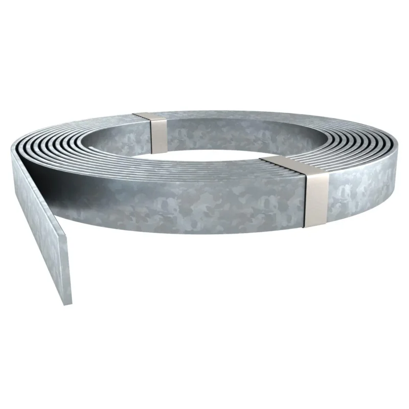 OBO Bettermann - Flachleiter/Band für Blitzschutz Bandstahl 50kg Ring 5052 DIN 40X4 40x4mm, St, FT − 40 Meter