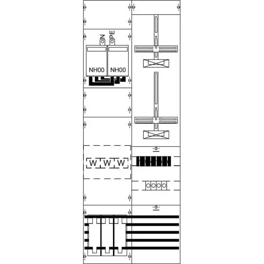 Striebel&John - Zählerfeld Mess-u.Wandlerfeld KA4219 komplett H5/B2